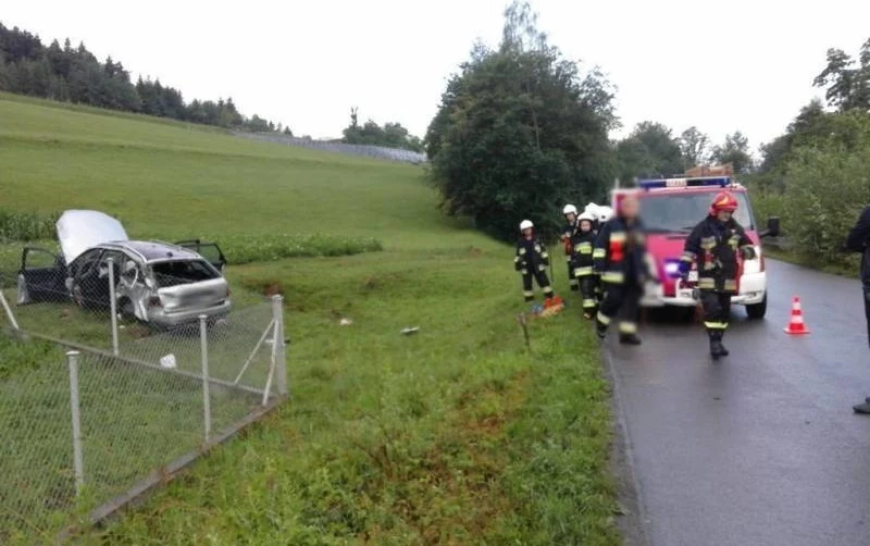 W wypadku zginęła nastolatka, bliźniacy nie przyznają się do prowadzenia / Fot: straż pożarna