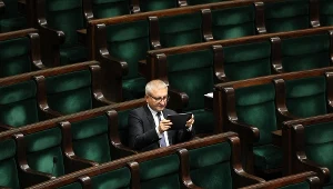 Poseł Stanisław Pięta wyjątkowo samotny w poselskich ławach