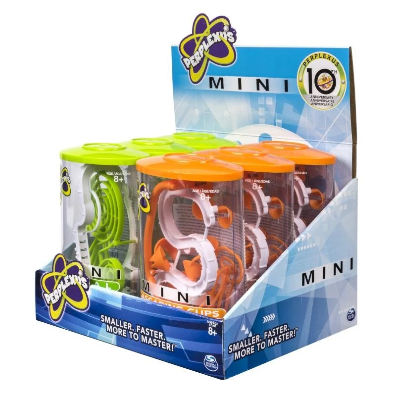 Perplexus Mini Spiral Cups i Mini Spiral to niewielkie, ale niezwykle wymagające labirynty Perplexus Mini Spiral Cups i Mini Spiral to niewielkie, ale niezwykle wymagające labirynty