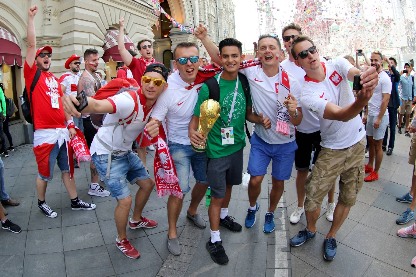 Polscy kibice podczas mundialu w Rosji