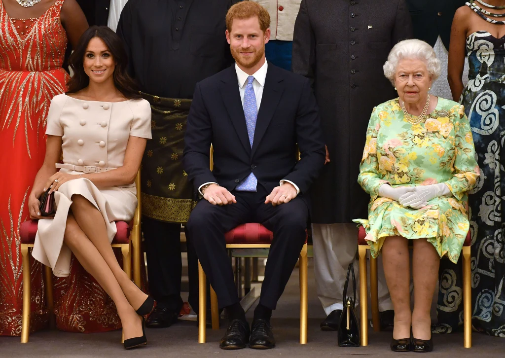 Meghan z królową Meghan z królową