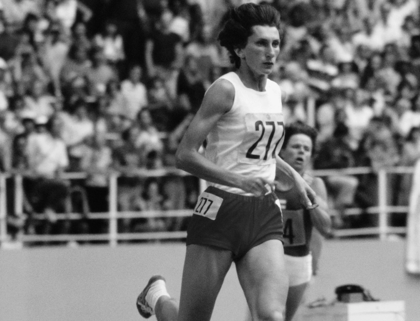 Irena Szewińska podczas igrzysk w Montrealu Irena Szewińska podczas igrzysk w Montrealu