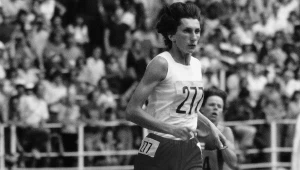 Irena Szewińska podczas igrzysk w Montrealu