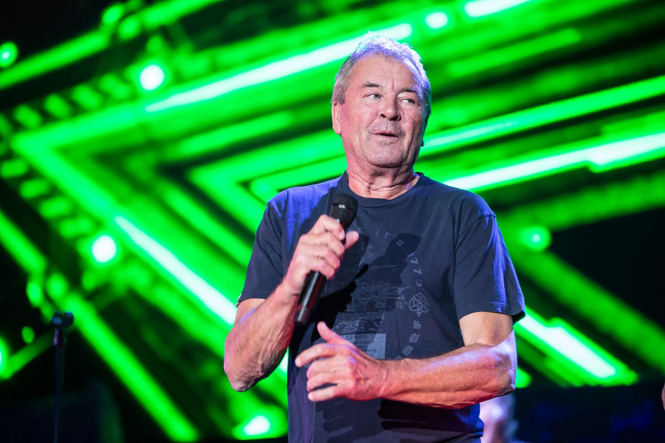 Ian Gillan (Deep Purple) na scenie Tauron Areny Kraków Ian Gillan (Deep Purple) na scenie Tauron Areny Kraków
