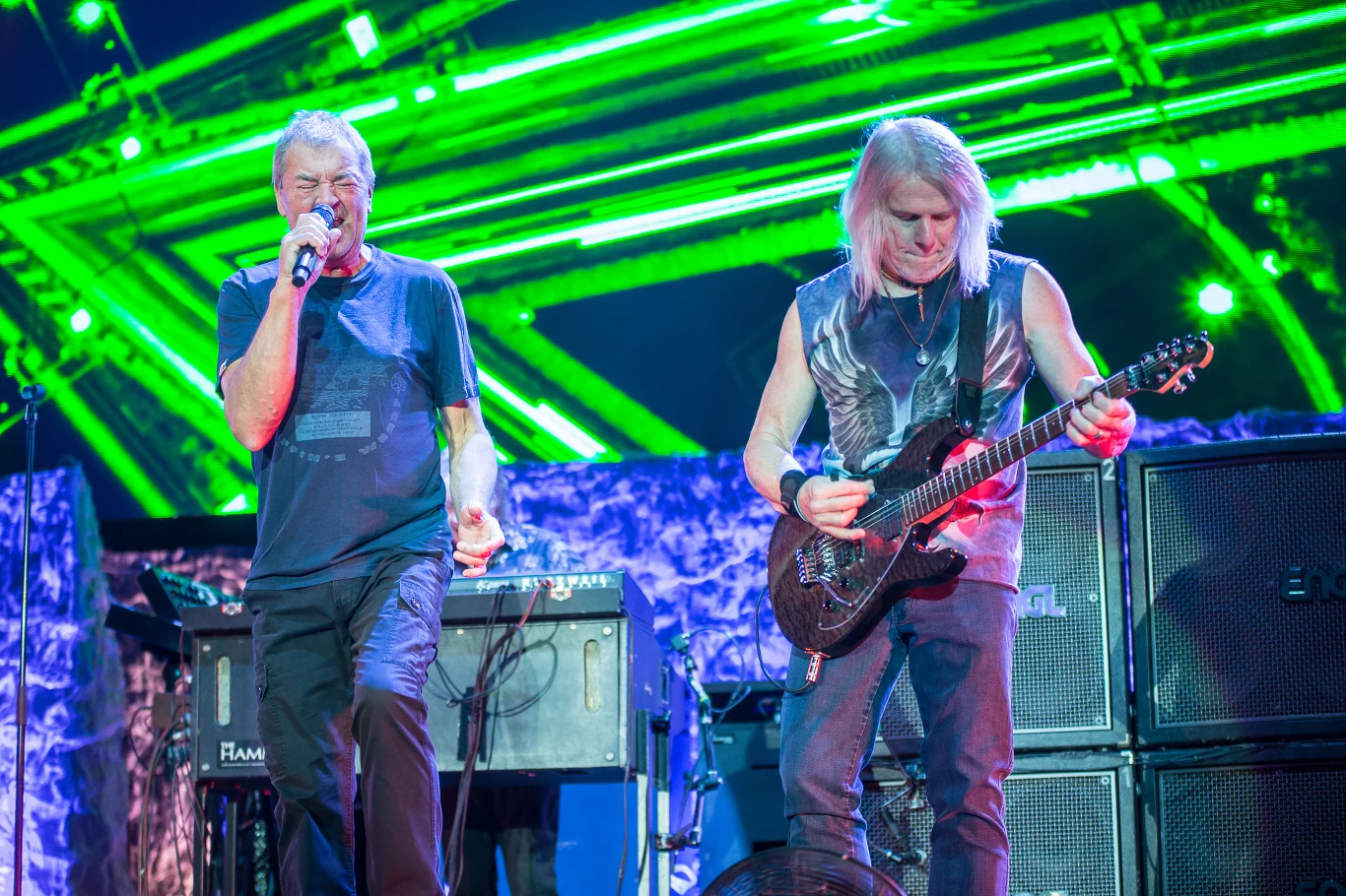 Zobacz zdjęcia z koncertu Deep Purple w Tauron Arenie Kraków - Ian Gillan i Steve Morse