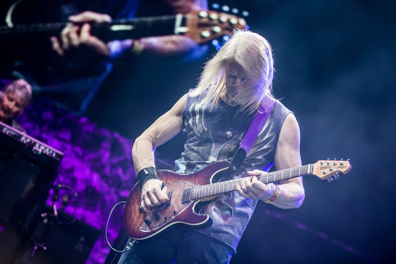 Zobacz zdjęcia z koncertu Deep Purple w Tauron Arenie Kraków - Steve Morse