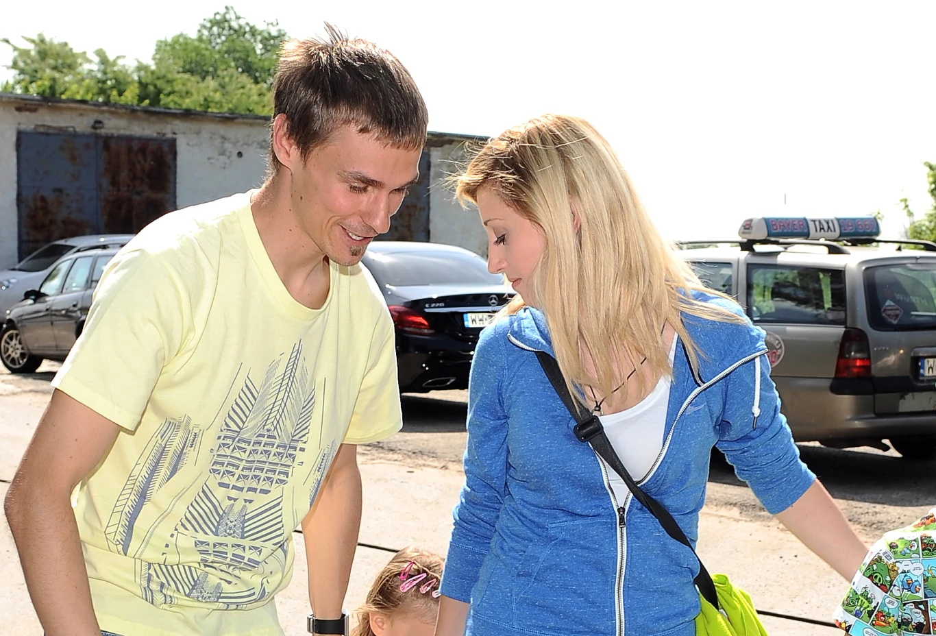 Piotr Żyła z żoną Piotr Żyła z żoną