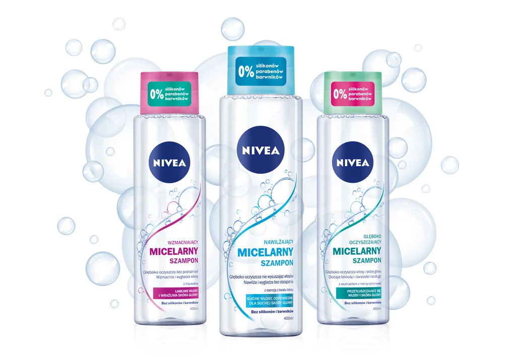 Micelarne szampony NIVEA