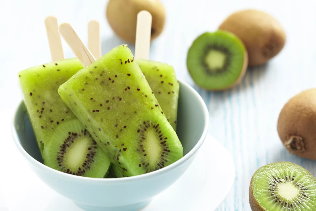 Sorbet z kiwi to źródło witaminy C Sorbet z kiwi to źródło witaminy C