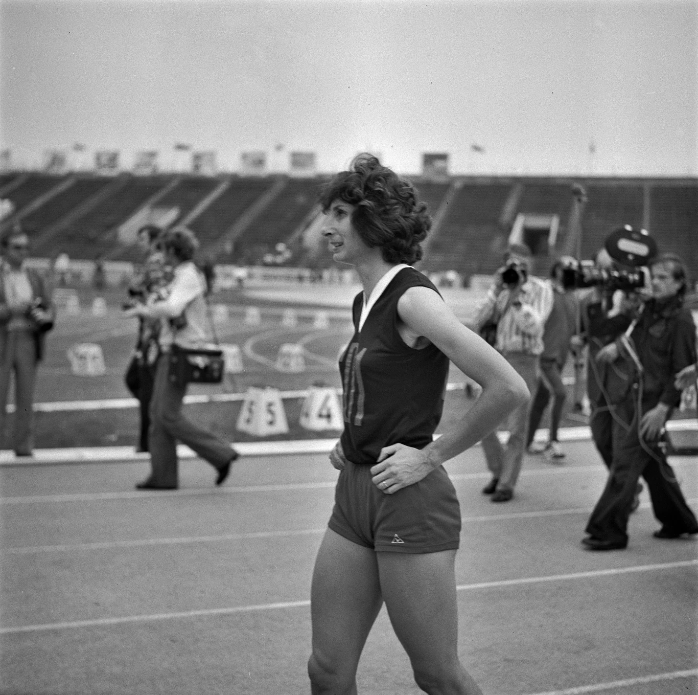 Irena Szewińska w młodości, fot. Michał Kulakowski