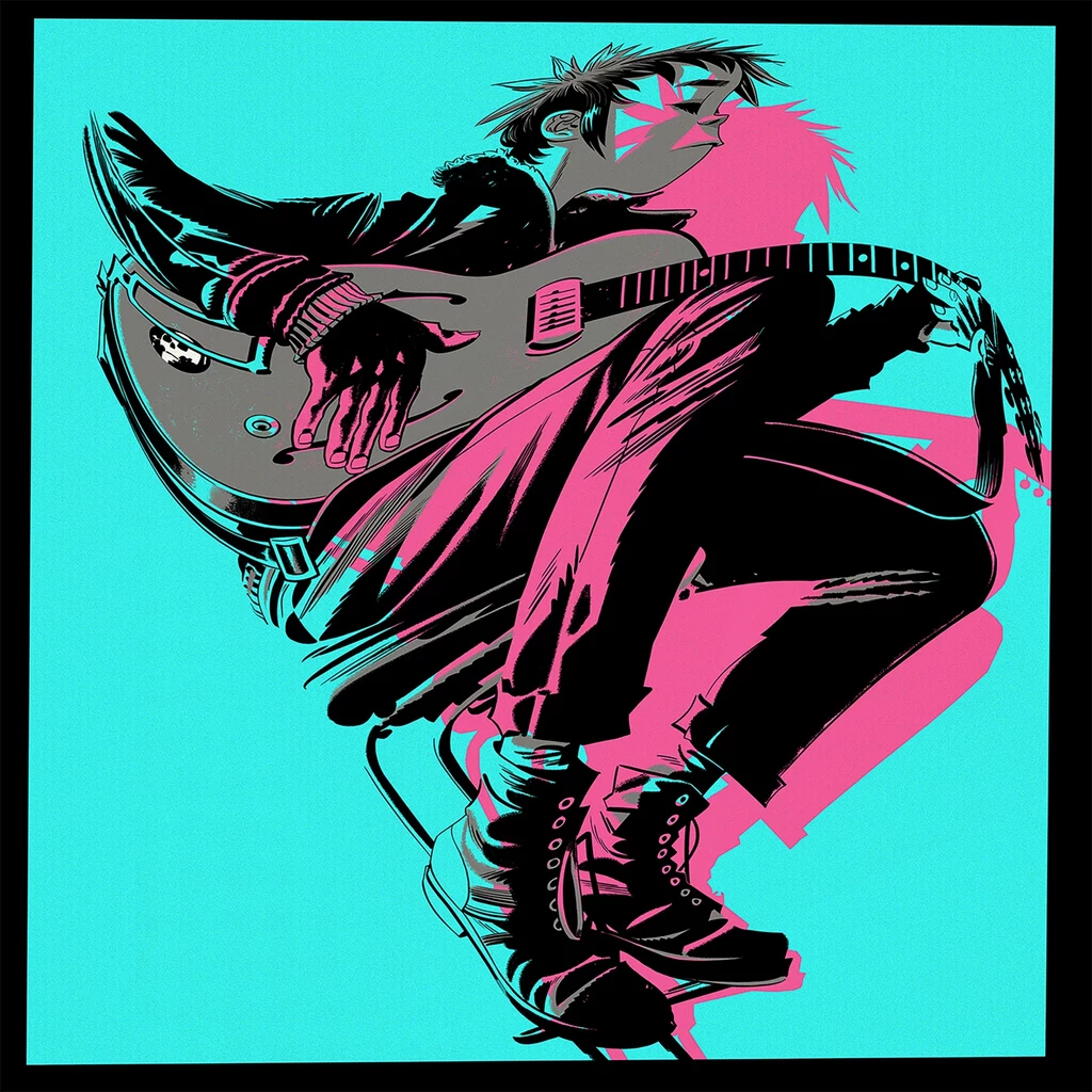 Okładka płyty "The Now Now" Gorillaz