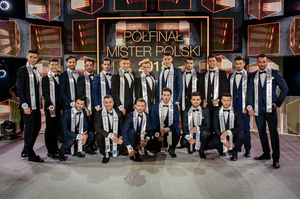 Finaliści konkursu Mister Polski 2018 Finaliści konkursu Mister Polski 2018