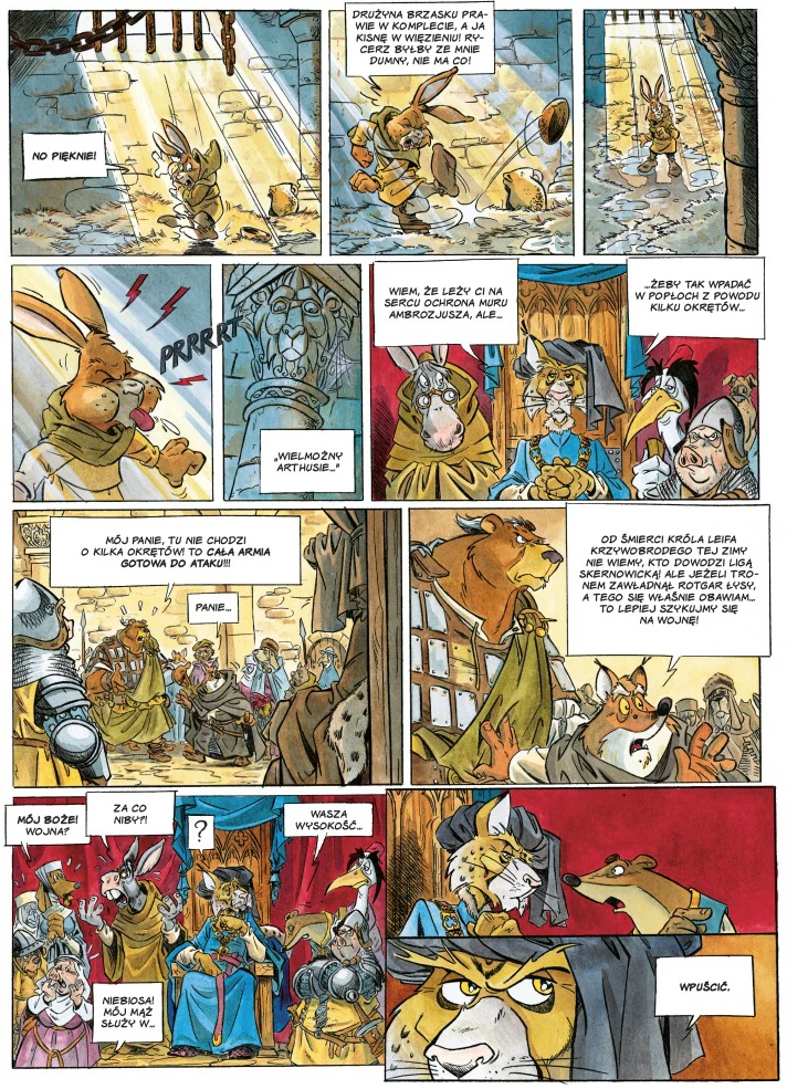 "Miecz Ardeńczyka" tylko z pozoru jest komiksem dla dzieci "Miecz Ardeńczyka" tylko z pozoru jest komiksem dla dzieci