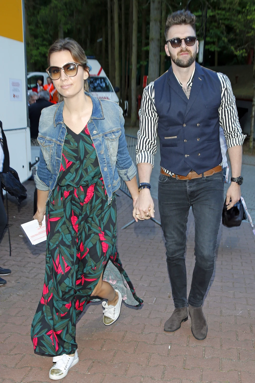 Agnieszka Hyży z mężem Grzegorzem  Agnieszka Hyży z mężem Grzegorzem