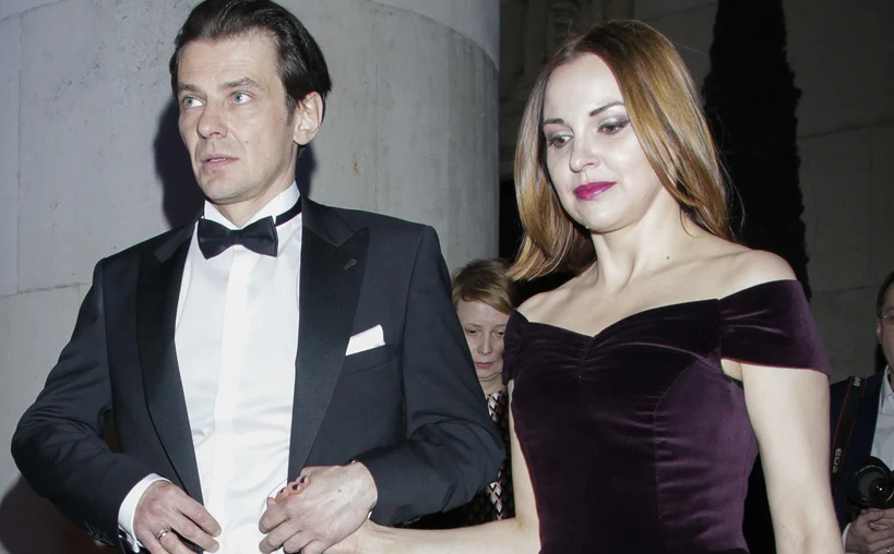 Marcin Kwaśny z żoną Marcin Kwaśny z żoną