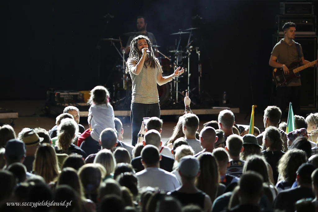 Mesajah na koncercie w ramach Ostróda Reggae Festival