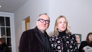 Elvis Costello z żoną Dianą Krall