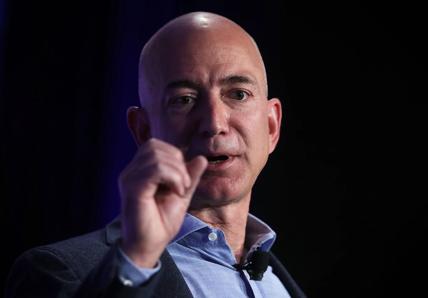 Jeff Bezos, założyciel i prezes Amazona, w 2018 r. najbogatszy człowiek świata Jeff Bezos, założyciel i prezes Amazona, w 2018 r. najbogatszy człowiek świata