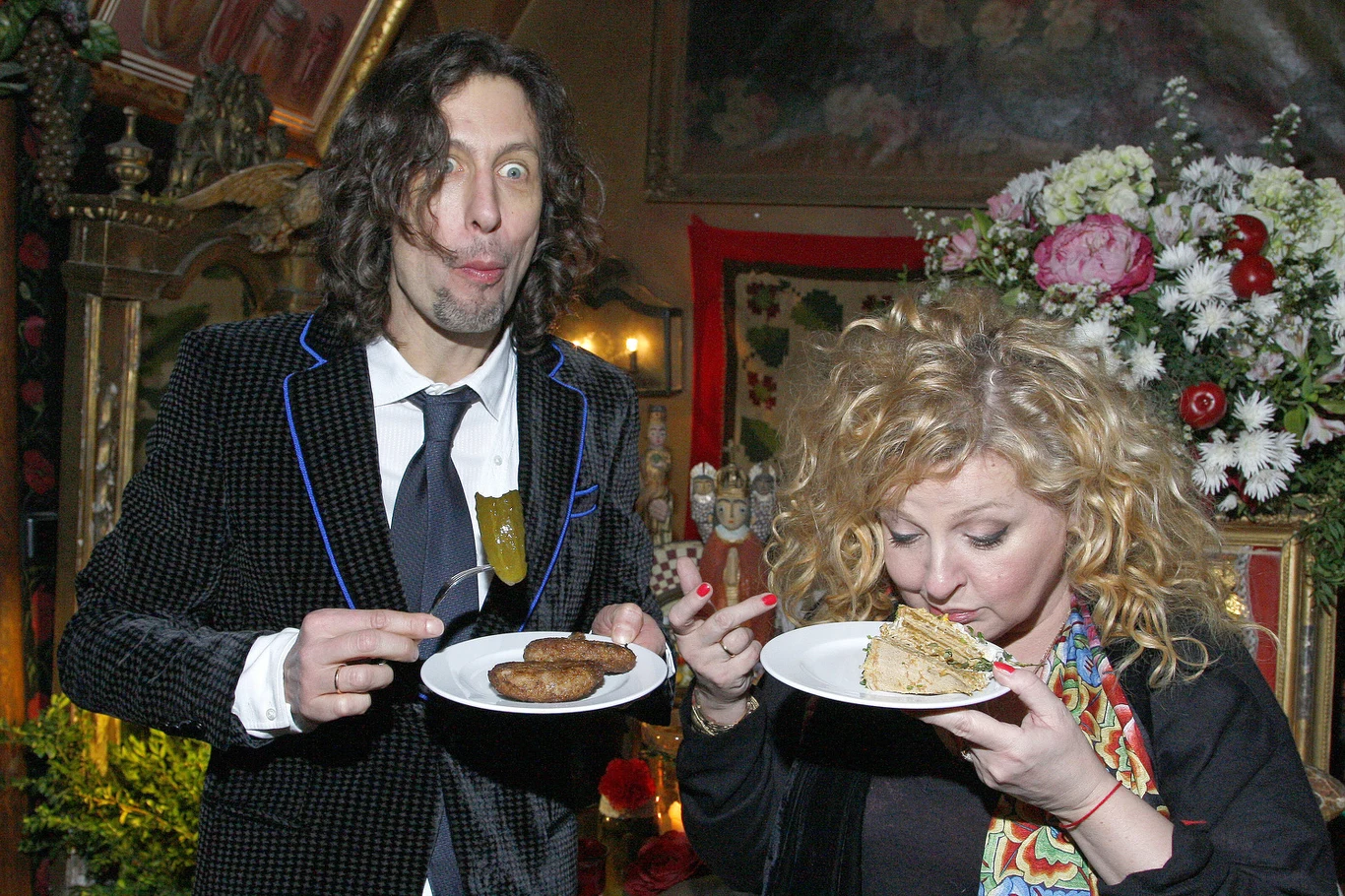 Magda Gessler i Szymon Majewski Magda Gessler i Szymon Majewski