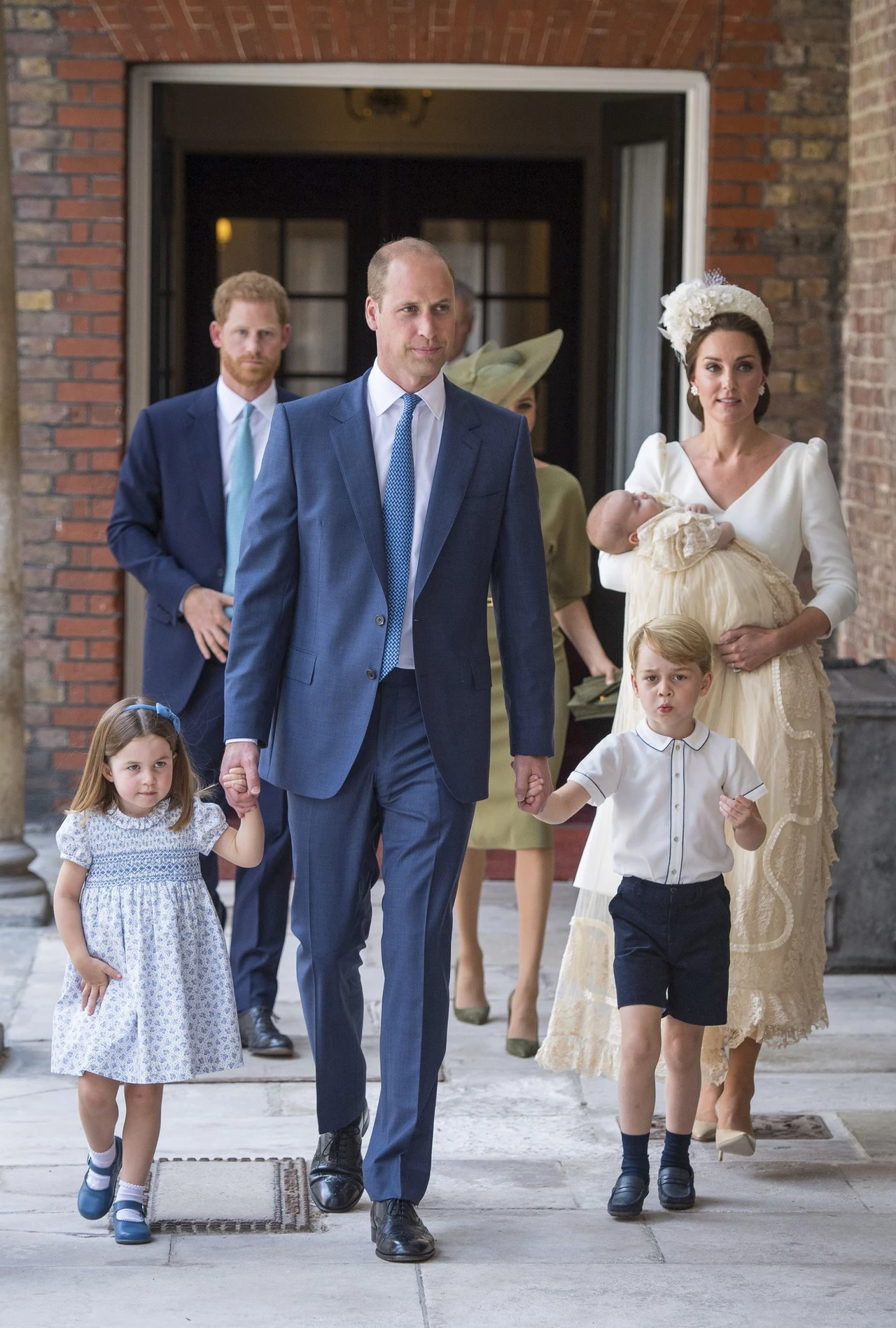 Książę William i księżna Kate wraz z dziećmi: Georgem, Charlotte i Louisem Książę William i księżna Kate wraz z dziećmi: Georgem, Charlotte i Louisem