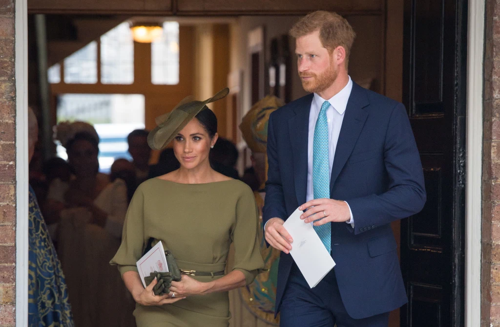 Meghan i Harry na chrzcie Louisa