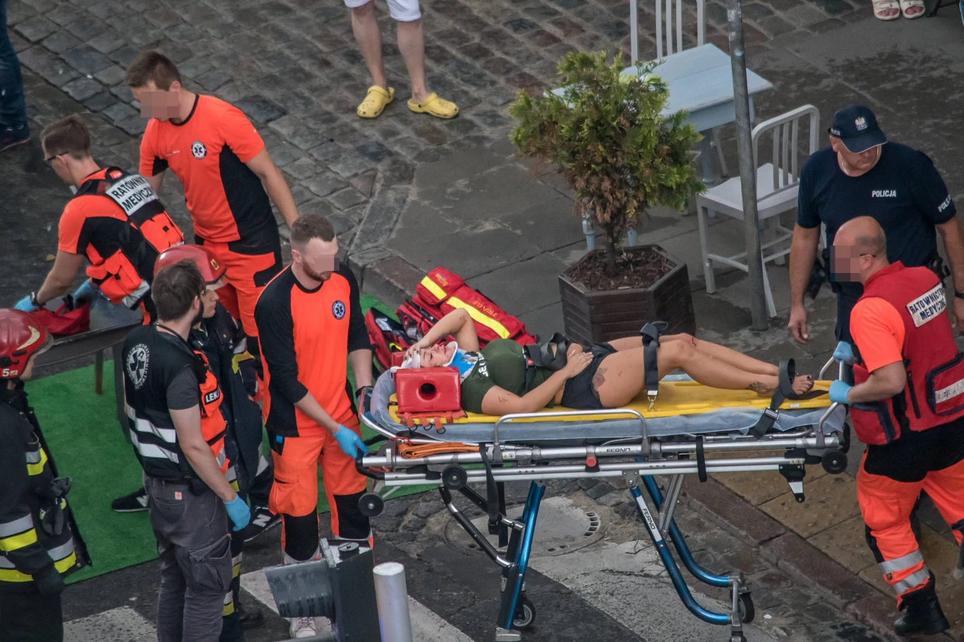 Tak wyglądał wypadek Godlewskiej