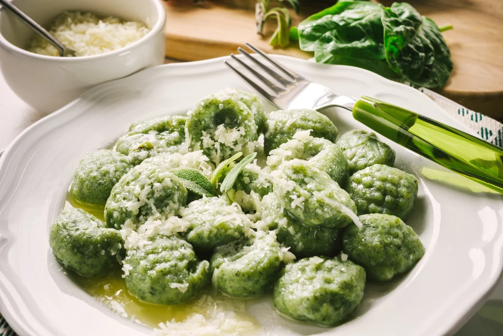 Szpinakowe gnocchi Szpinakowe gnocchi