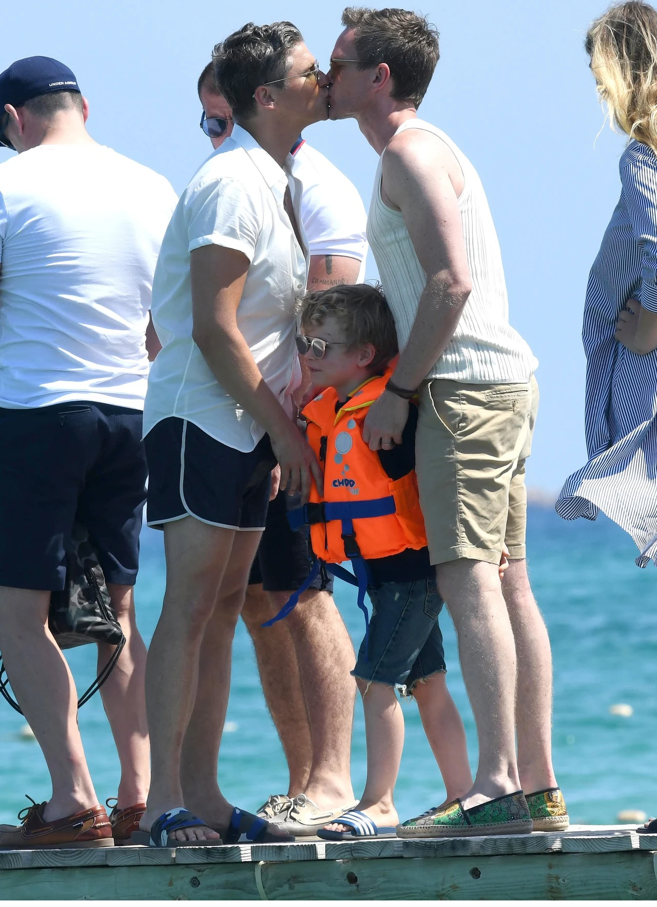 Neil Patrick Harris i David Burtka z synem