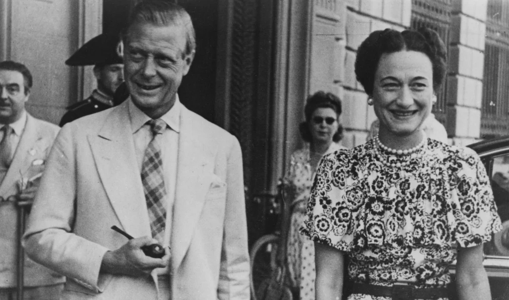 Edward Windsor z żoną Wallis Simpson