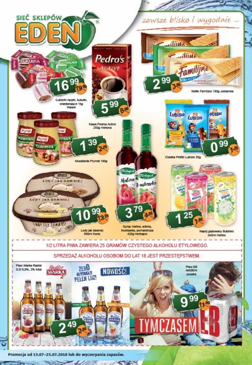Gazetka promocyjna Eden - wygasła 2476 dni temu