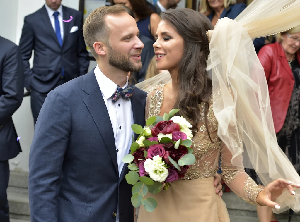 Ania Korcz i Piotr w dniu ślubu Ania Korcz i Piotr w dniu ślubu