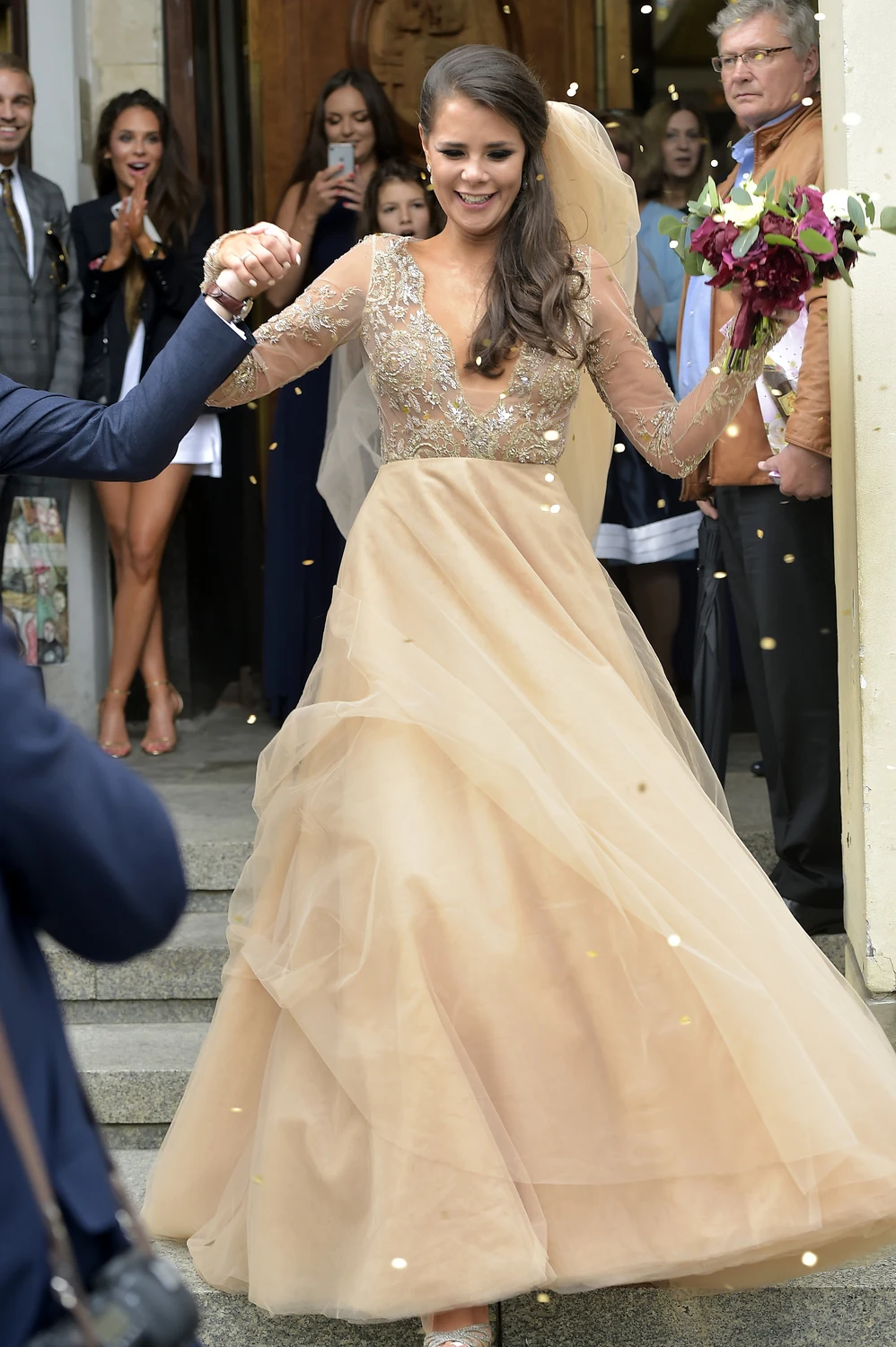 Ania Korcz w sukni ślubnej  Ania Korcz w sukni ślubnej