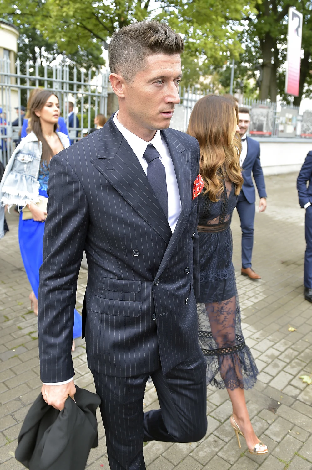 Robert Lewandowski na ślubie Ani Korcz  Robert Lewandowski na ślubie Ani Korcz