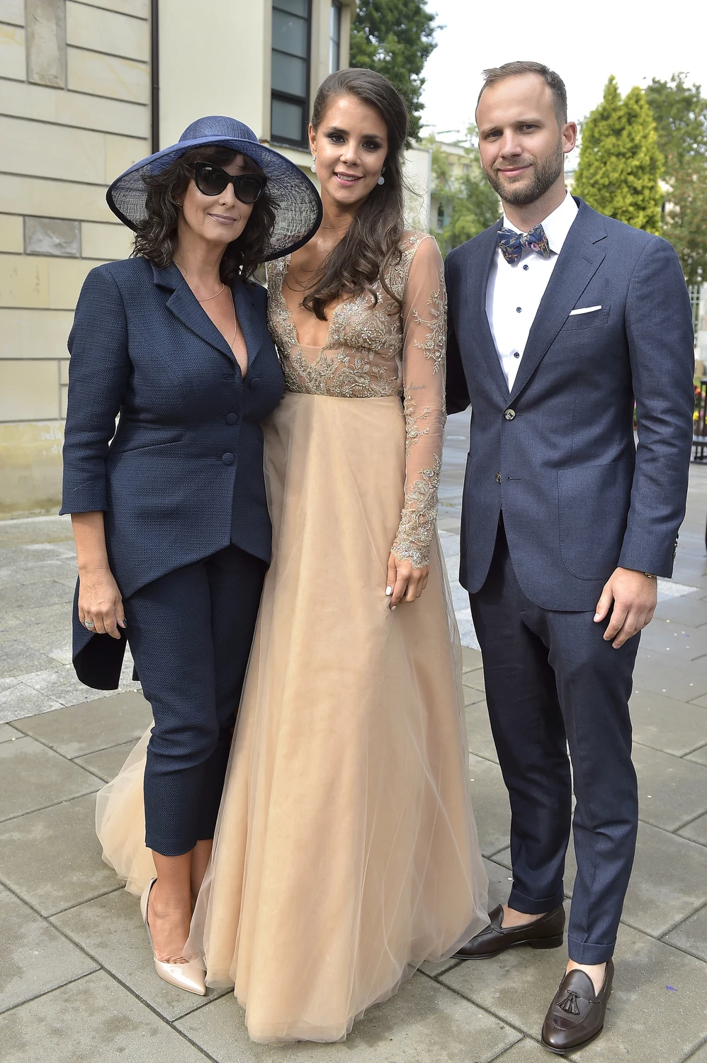 Anna Korcz z córką Anią i zięciem Piotrem Anna Korcz z córką Anią i zięciem Piotrem