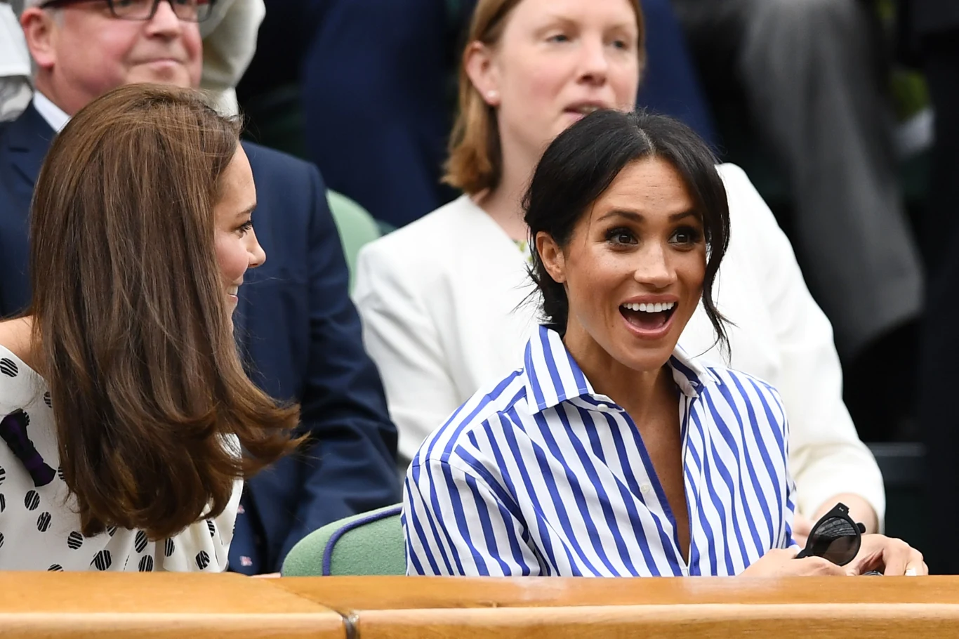 Księżna Kate i Meghan Markle świetnie bawiły się w swoim towarzystwie 