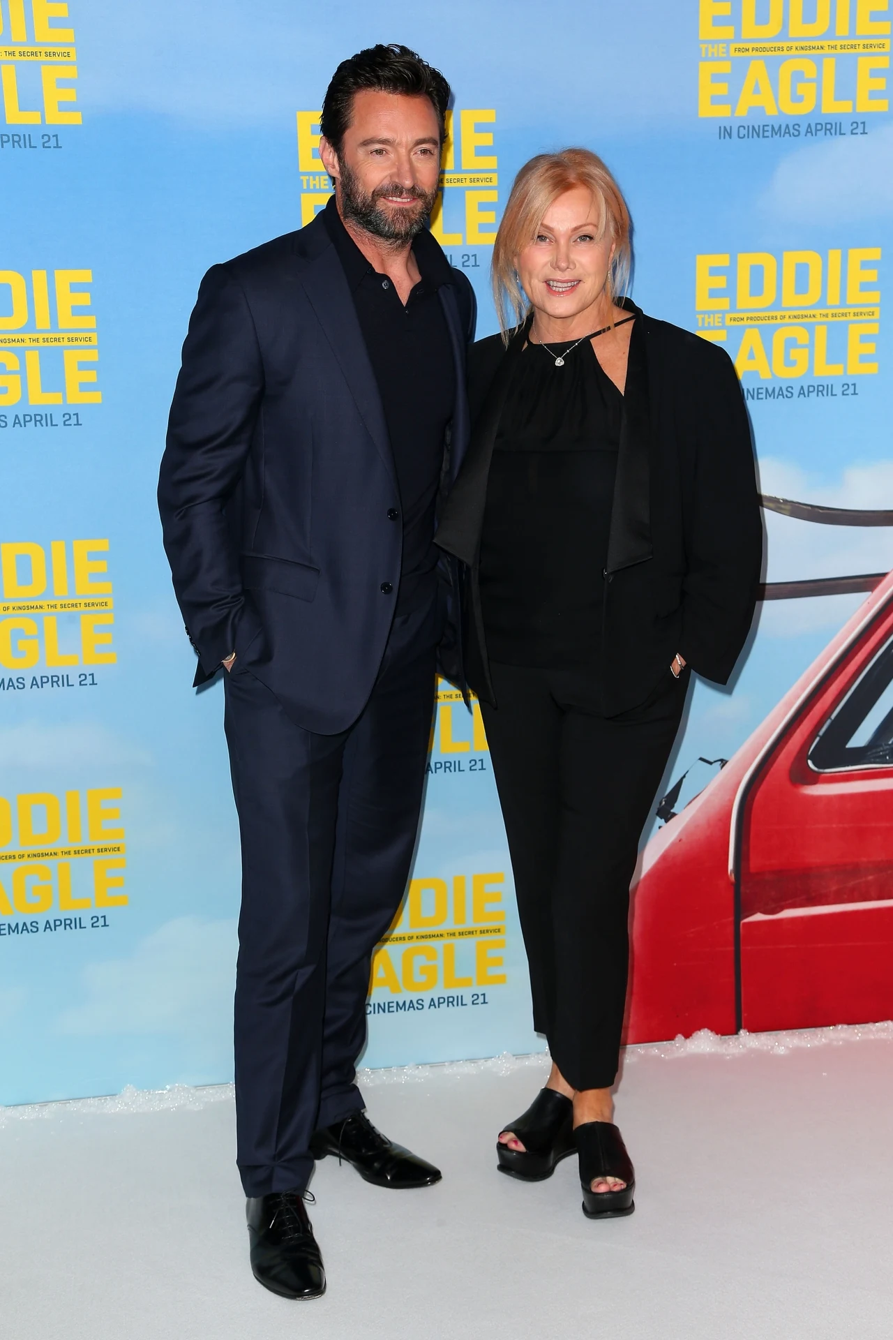 Hugh Jackman z żoną na jednej z imprez