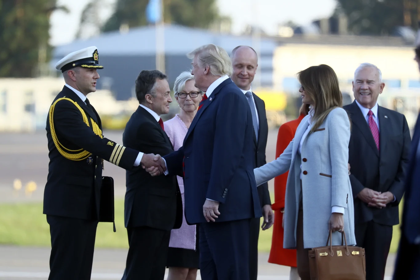 Przywitanie pary prezydenckiej 