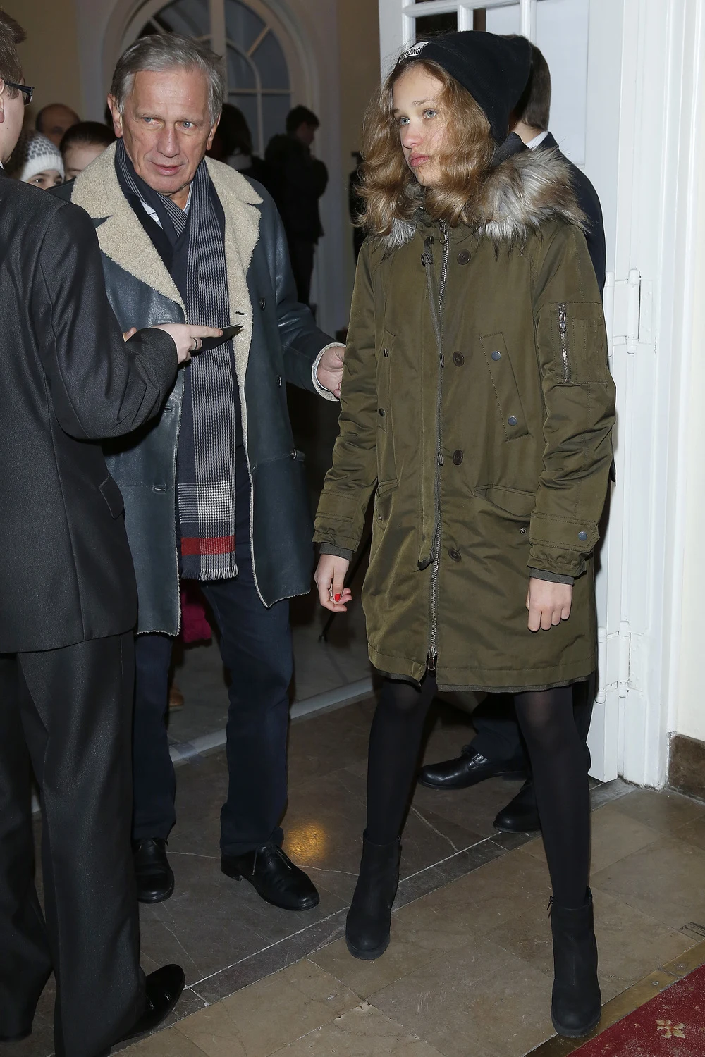 Jan Englert z córką Heleną Jan Englert z córką Heleną