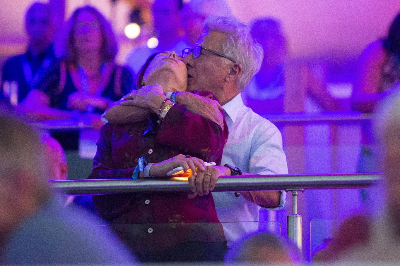 Dustin Hoffman z żoną Dustin Hoffman z żoną