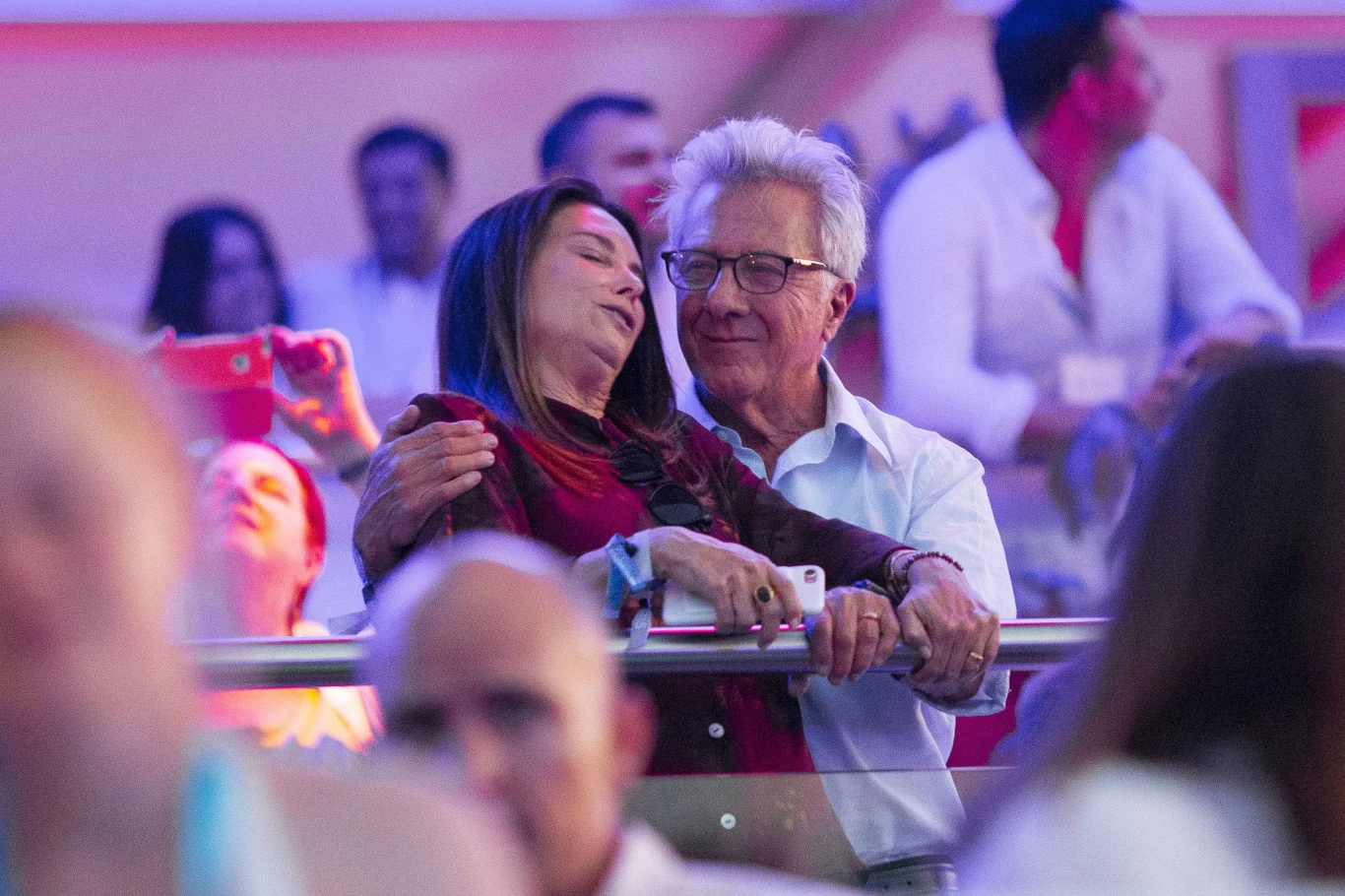 Dustin Hoffman z żoną Dustin Hoffman z żoną