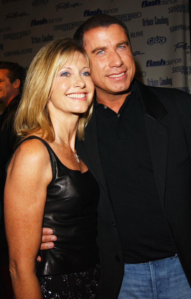 Olivia Newton-John i John Travolta w 2002 roku