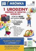 Gazetka promocyjna PSB Mrówka - 1 urodziny mrówki - Bochnia - ważna do 21-07-2018