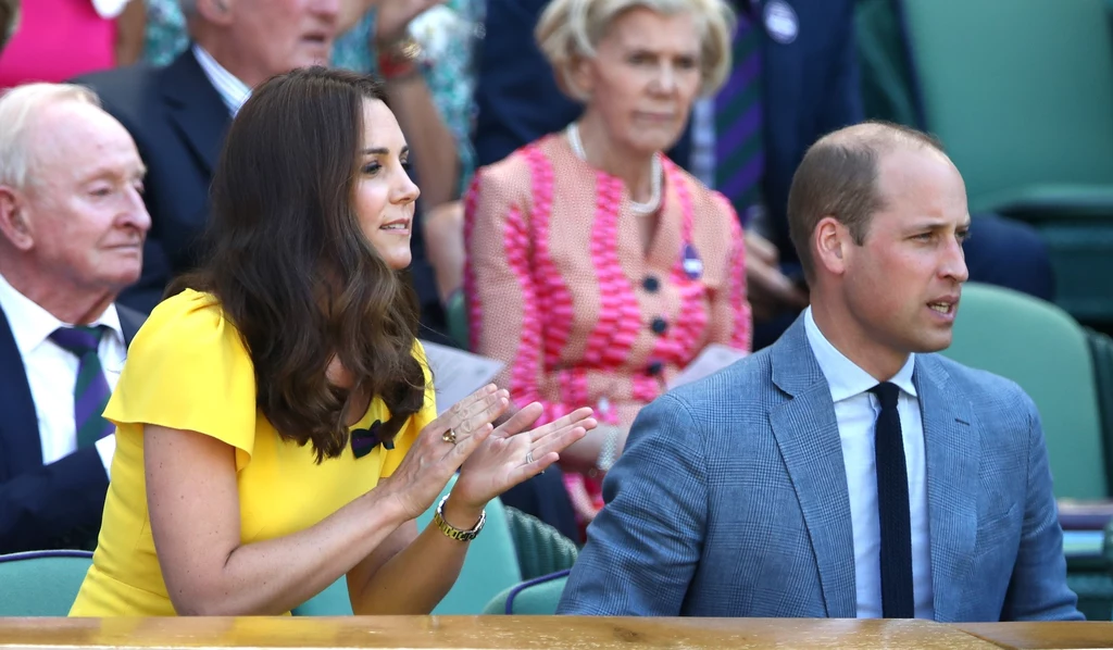 Księżna Kate z mężem na Wimbledonie