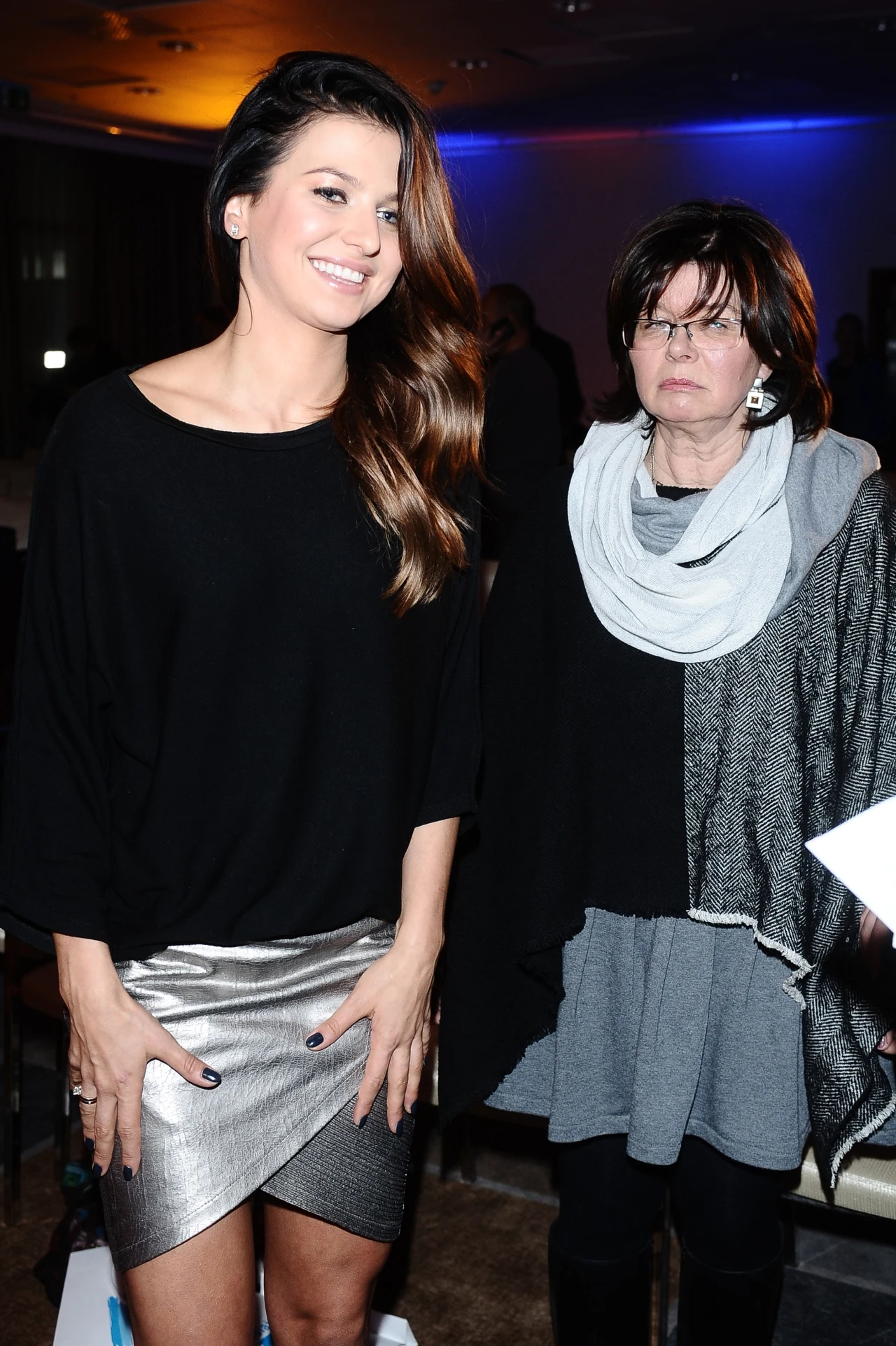 Anna Lewandowska z mamą, Marią Stachurską Anna Lewandowska z mamą, Marią Stachurską