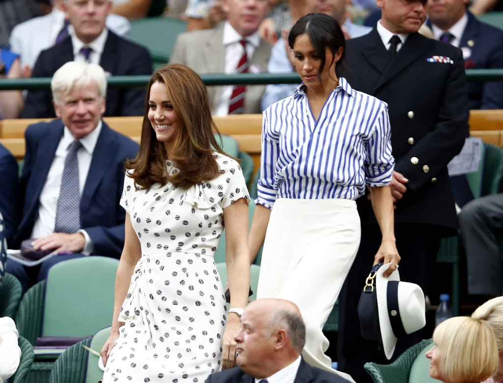 Księżna Kate i księżna Meghan 