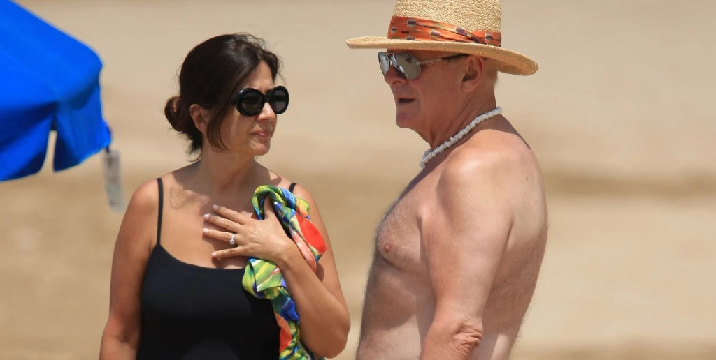 Anthony Hopkins z żoną Anthony Hopkins z żoną