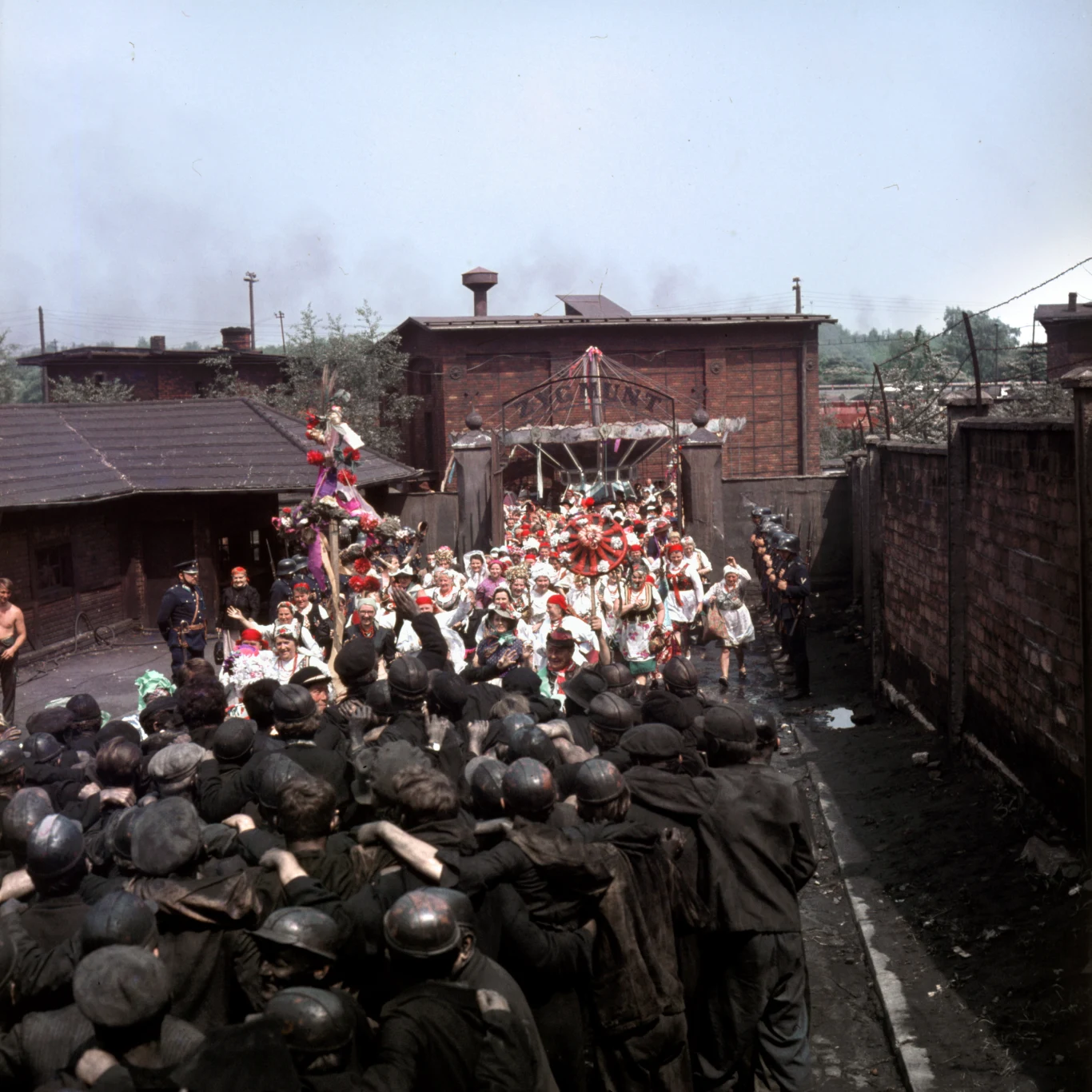 Plan filmu "Perła w koronie" w reżyserii Kazimierza Kutza