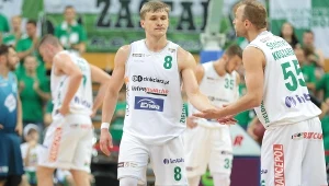 Łukasz Koszarek i Filip Matczak ze Stelmetu