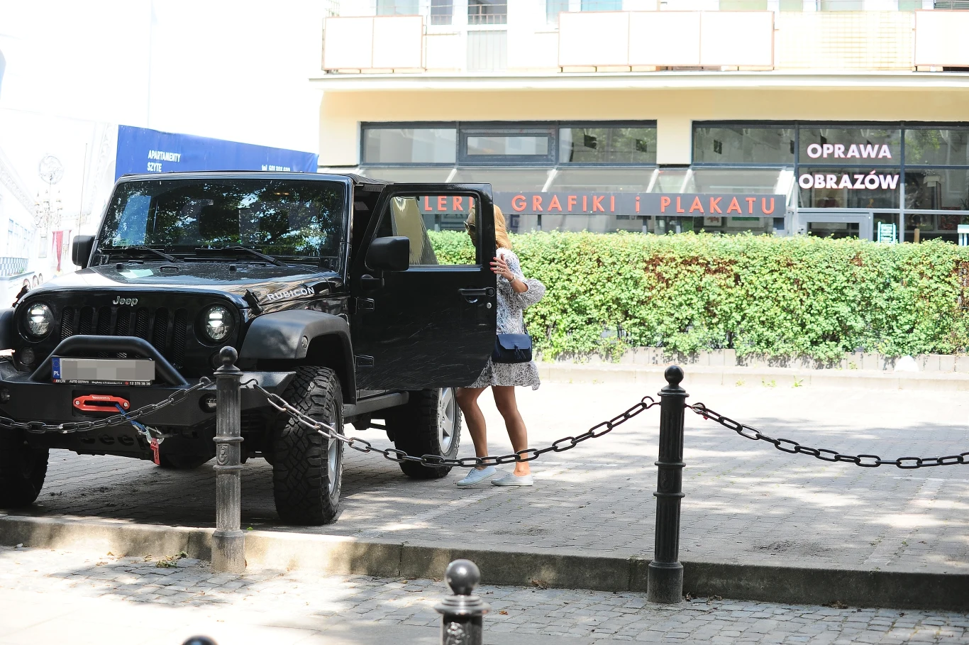 Anna Kalczyńska w nowym samochodzie Anna Kalczyńska w nowym samochodzie