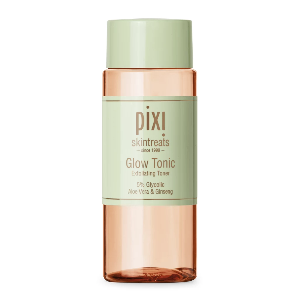 PIXI Glow Tonic - złuszczający tonik do twarzy. Napina, ujędrnia i wyrównuje teksturę skóry. Dzięki złuszczającemu działaniu pomaga usunąć martwe komórki i pozostawia zdrowszą skórę. Do każdego typu skóry. Bez alkoholu. Cena: 55 zł/ 100 ml PIXI Glow Tonic - złuszczający tonik do twarzy. Napina, ujędrnia i wyrównuje teksturę skóry. Dzięki złuszczającemu działaniu pomaga usunąć martwe komórki i pozostawia zdrowszą skórę. Do każdego typu skóry. Bez alkoholu. Cena: 55 zł/ 100 ml